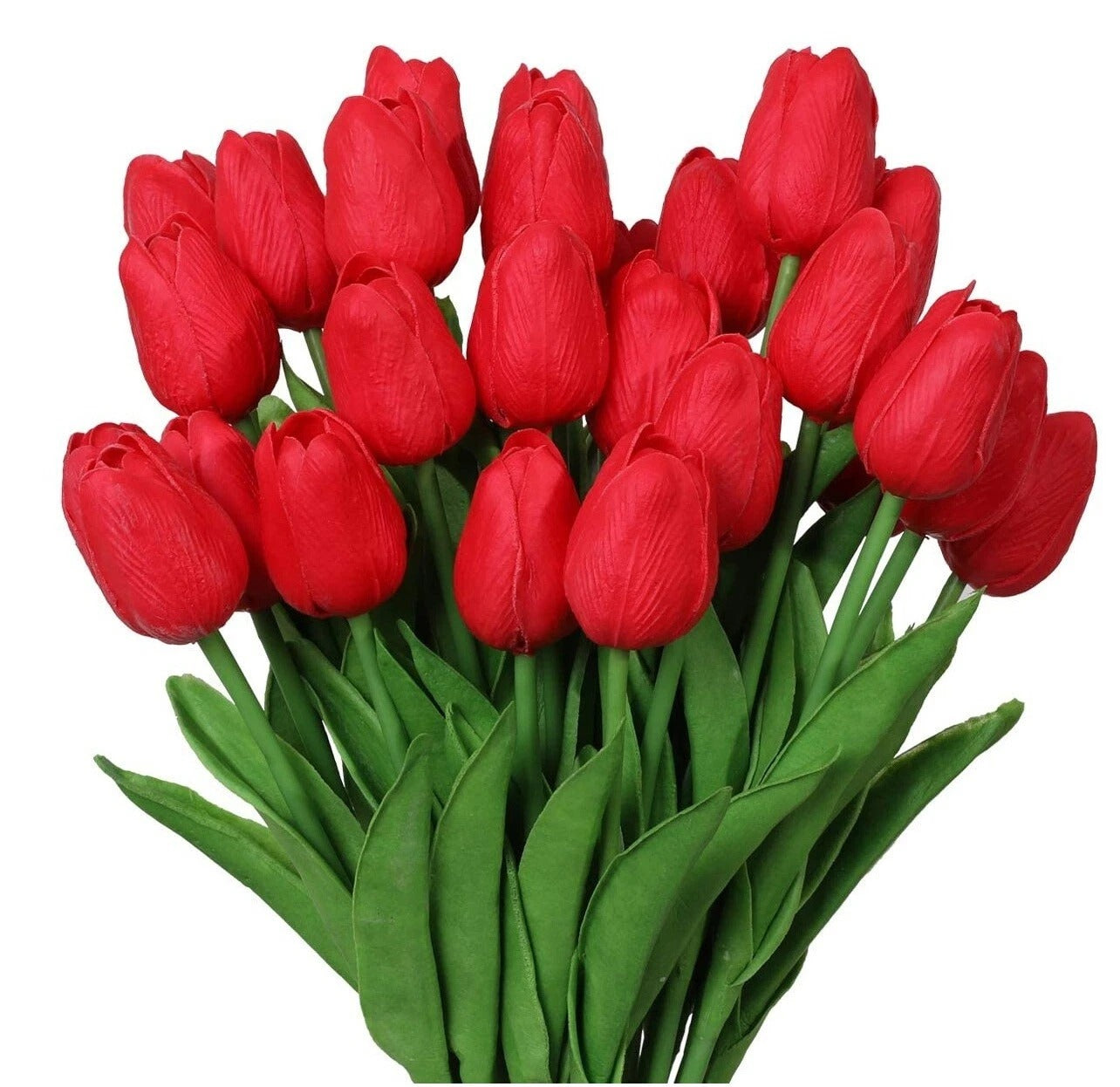 Home Collection 10-Pack Artificial Tulips Real Touch Silk Flowers