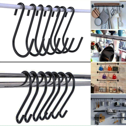 Home Collection 10Pcs Heavy Duty Steel S Hooks