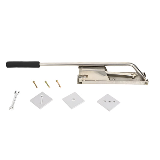 Stainless Steel Pottery Clay Extruder w/ 4 Dies