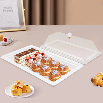 Acrylic Cake Stand Serving Tray with Lid