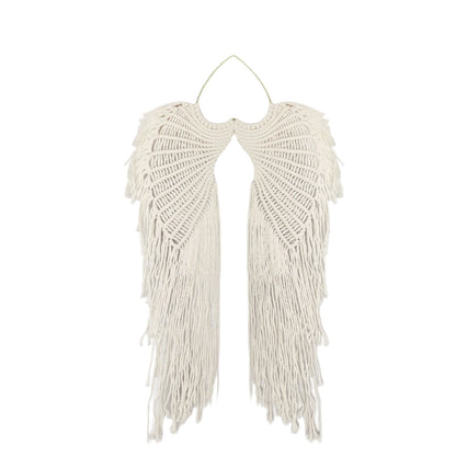 Macrame Boho Angel Wings Wall Hanging