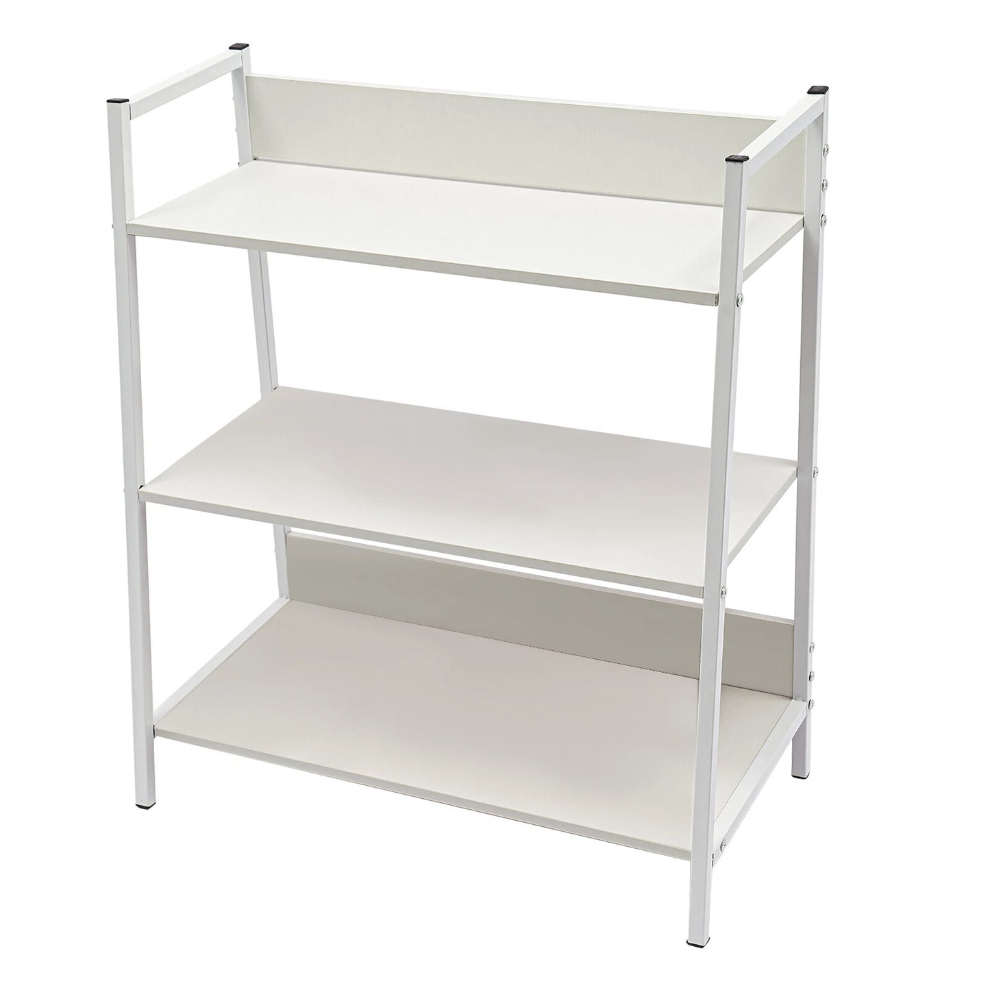 3-Tier Industrial Bookshelf Ladder Storage Shelf