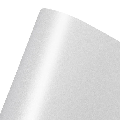 96-Pack White Metallic Cardstock Paper