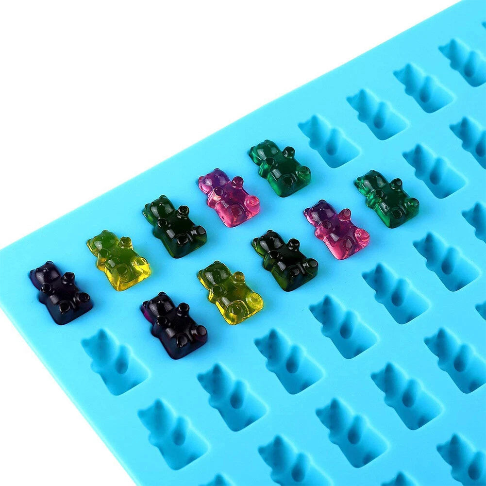 3-6 Pack Gummy Bear Candy Mold Silicone