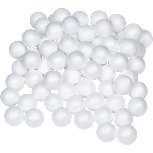 75-Pack White Foam Balls