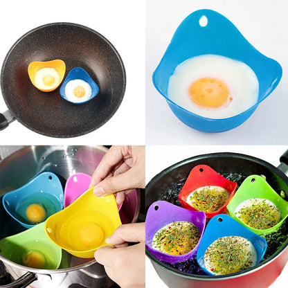 4-Pack Silicone Egg Poacher Cups