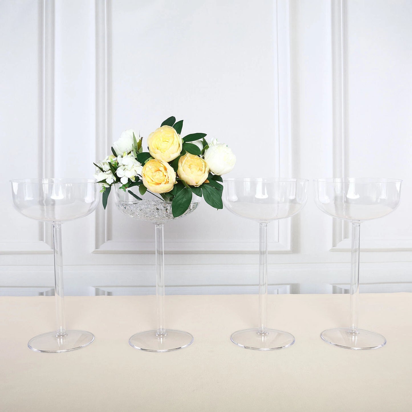 Home Collection 18" Clear Plastic Vases