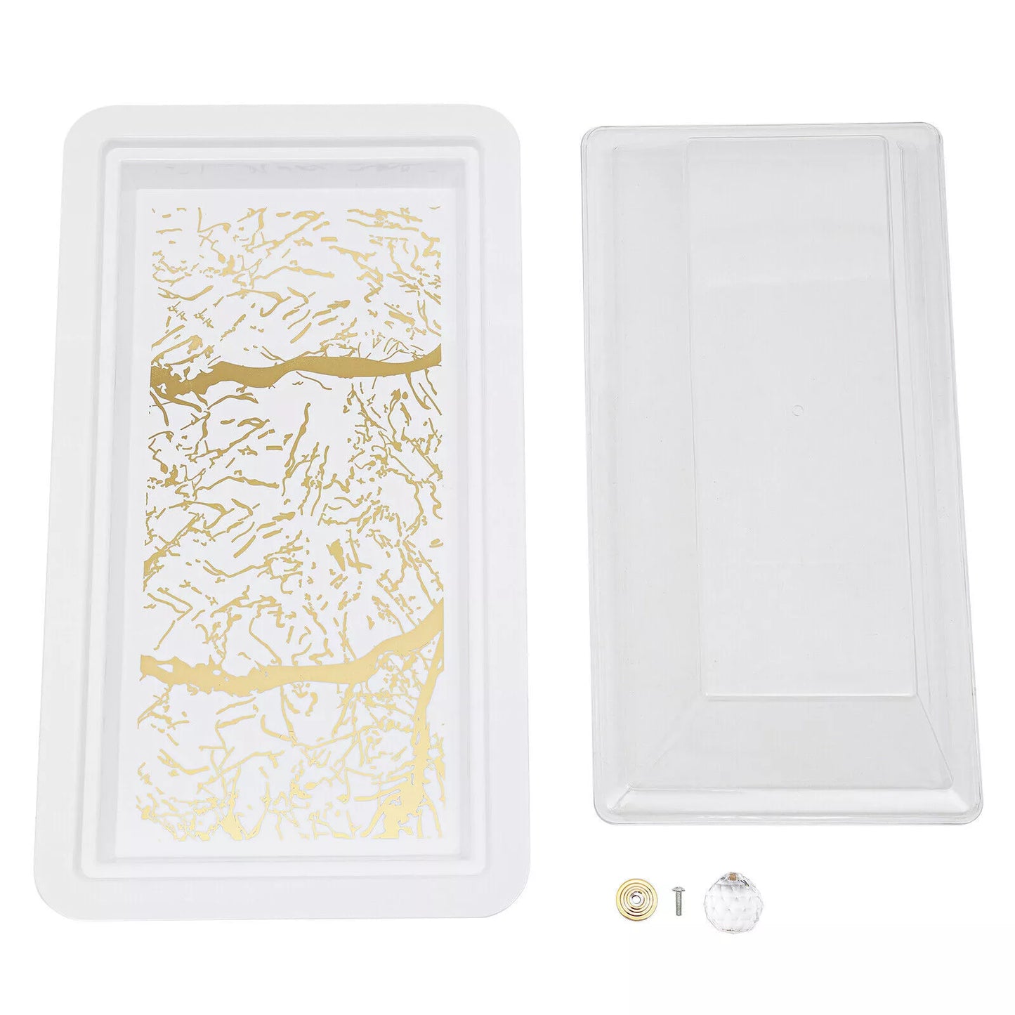 Acrylic Cake Stand Serving Tray with Lid