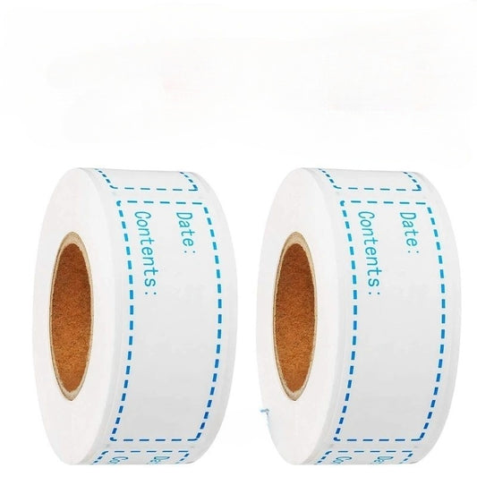 2 Rolls – 200 Removable Freezer Food Labels