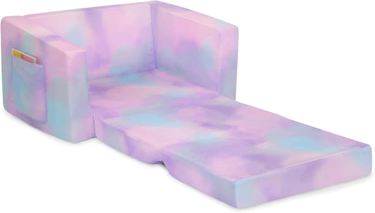 Unicorn Toddler Couch – 2-in-1 Convertible Kids Sofa & Nap Bed