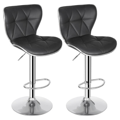 Modern Shell Back Bar Stools – Set of 4