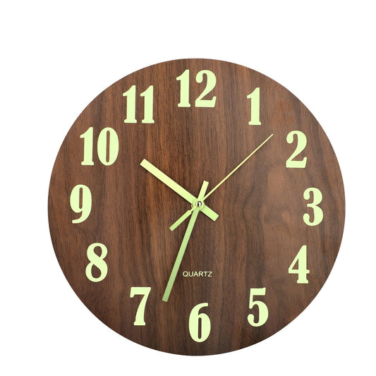 Large 12-Inch Modern Battery Wall Clock