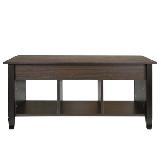 Lift-Top Coffee Table with Hidden Storage