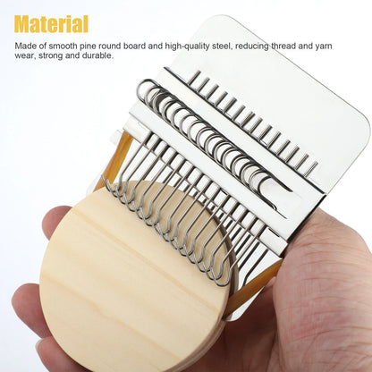 28-Hook Darning Loom Speedweve-Style Knitting Tool Kit
