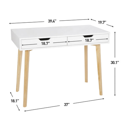 39.4" Home Office Computer Desk with Drawer