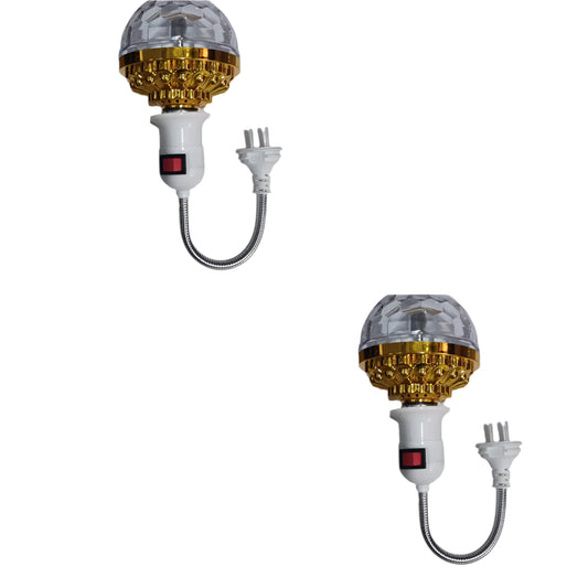 2-Pack LED Rotating Magic Disco Ball Lights