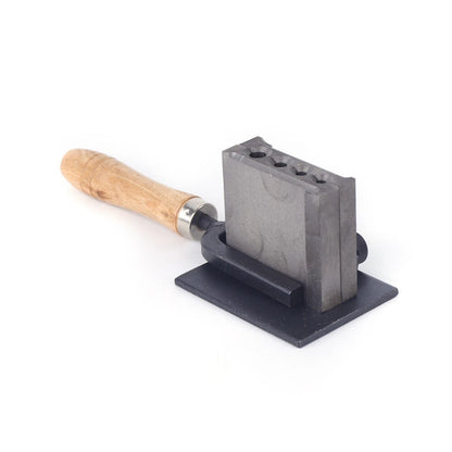 Reversible Jewelry Ingot Mold with 4 Holes