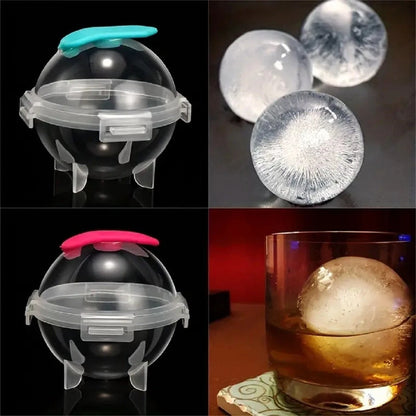 Home Collection 4-Pack 2-Inch Round Ice Ball Maker Molds