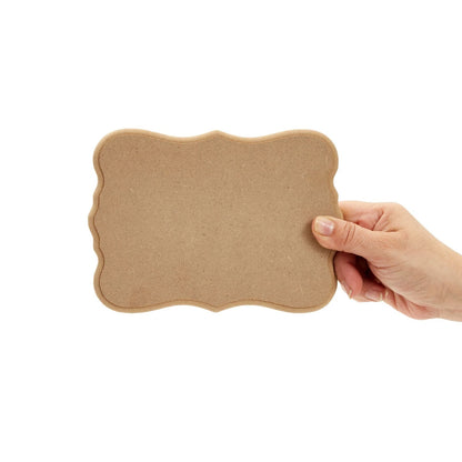 12-Pack Unfinished Wooden Plaques