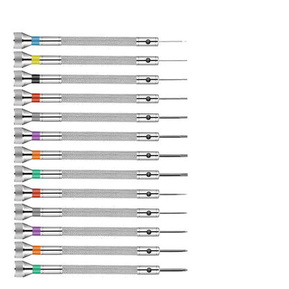 28x 360° Rotation Watch Repair Tools Mini Screwdriver Set