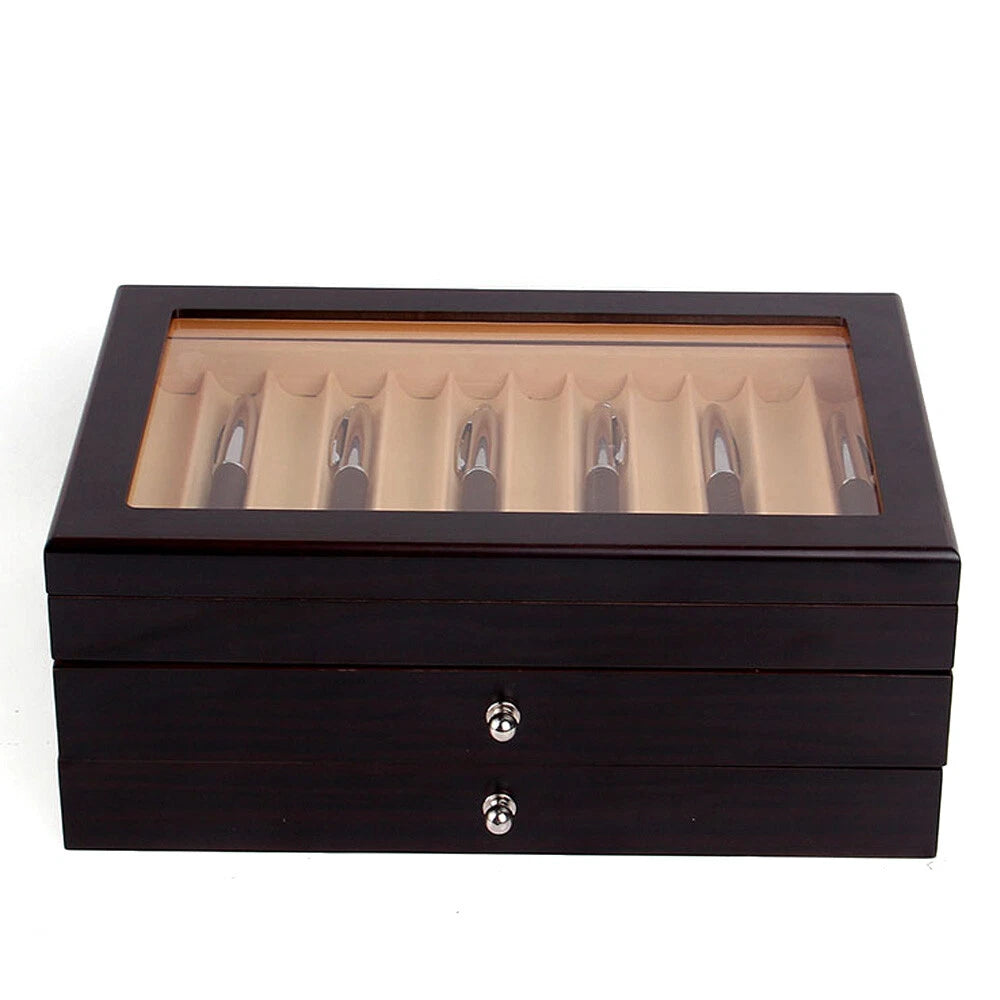 Wood Fountain Pen Display Case