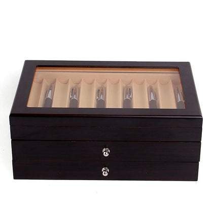 Wood Fountain Pen Display Case