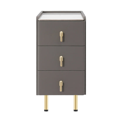 Bedside Cabinet with Drawers – Narrow Nightstand