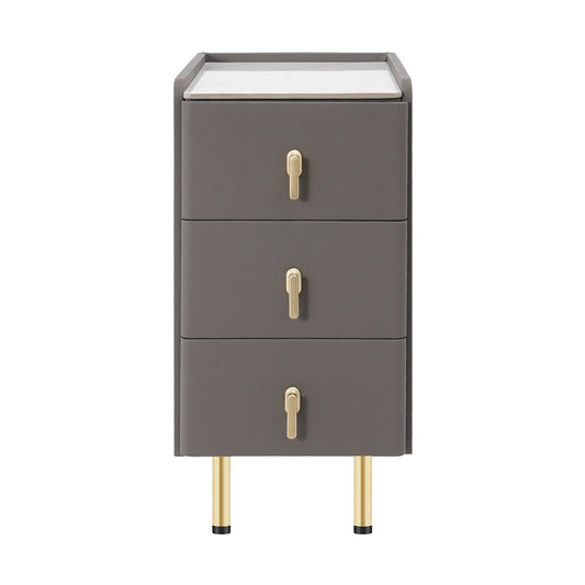 Bedside Cabinet with Drawers – Narrow Nightstand