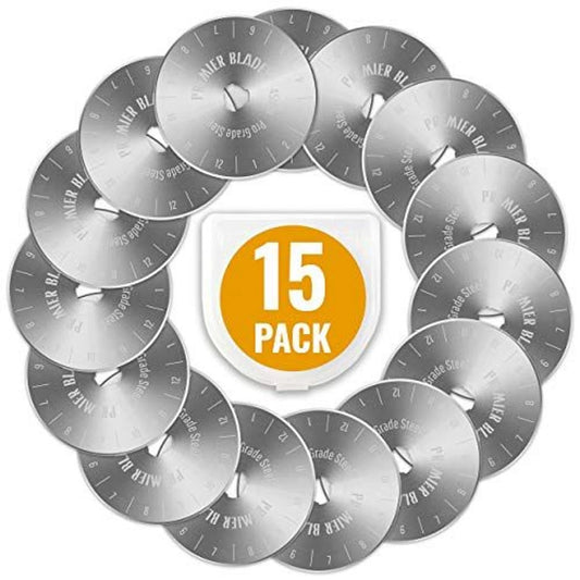 45mm Rotary Cutter Blades – 15 Pack