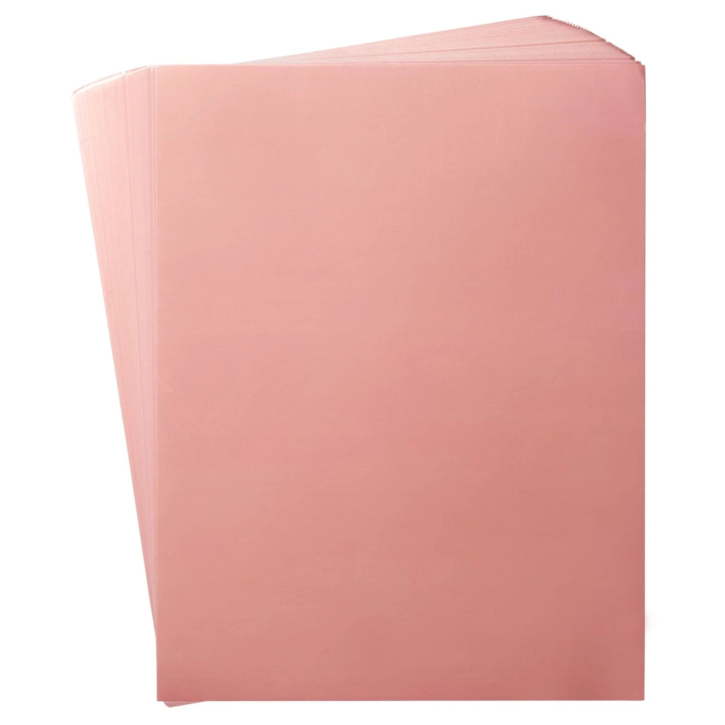 50 Pack Metallic Rose Gold Cardstock Sheets