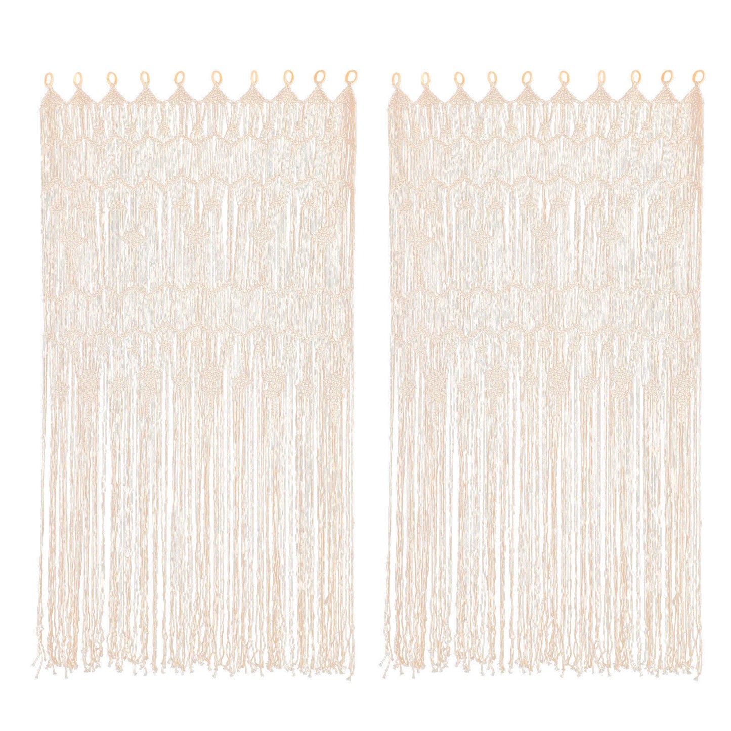 Large Handmade Macrame Curtain