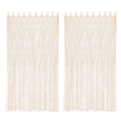 Large Handmade Macrame Curtain