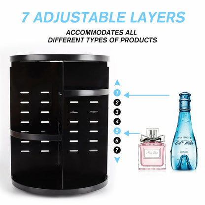 360° Rotating Makeup Organizer