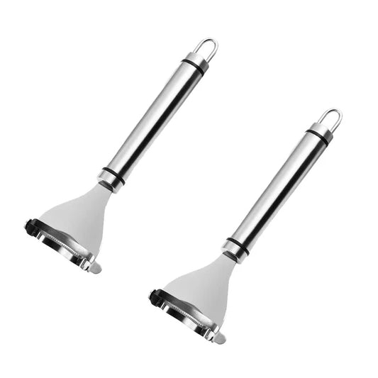 2-Pack Stainless Steel Corn Cob Peeler & Kernel Remover Tool
