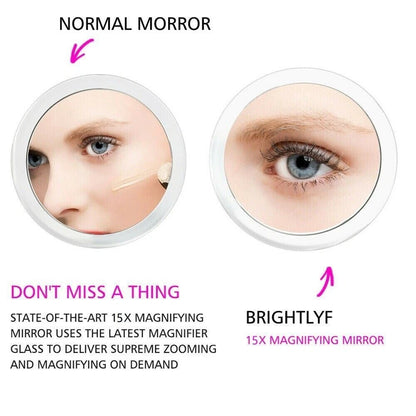 Home Collection Round Magnifying Makeup Mirror 6-Inch