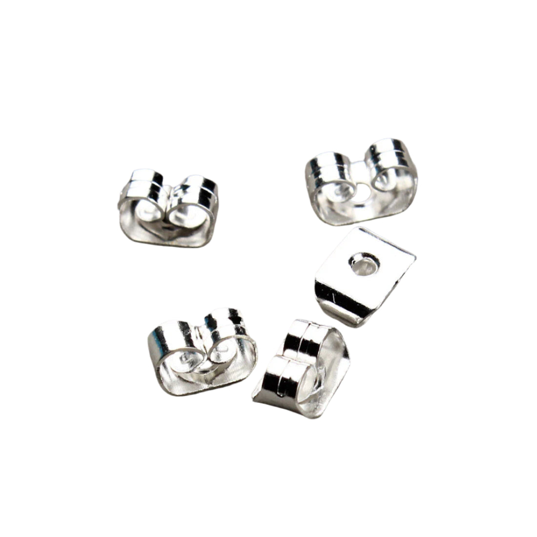 100 Pack Earring Back Butterfly Ear Nuts