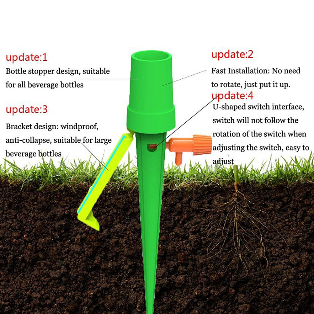 12-24 Pc Adjustable Automatic Plant Self Watering Spikes