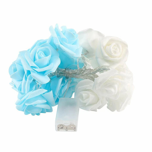 9.84 Ft 20 LED Rose Flower String Lights