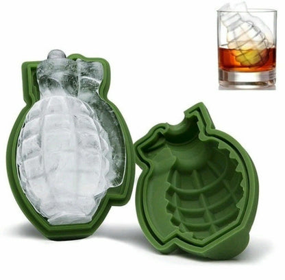Home Collection 3D Grenade Shape Ice Cube Mold