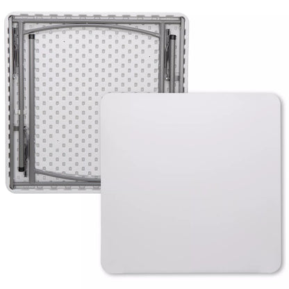 3ft Square Folding Card Table – White Multipurpose Table