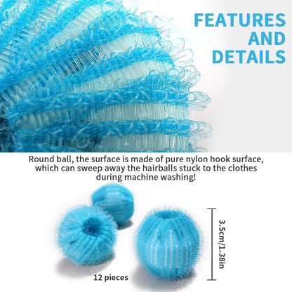 10× Reusable Pet Hair Remover Laundry Balls