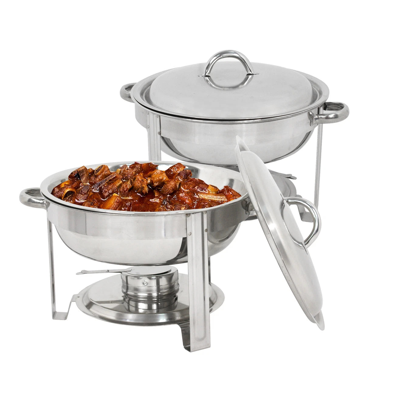 Home Collection 5Qt Stainless Steel Round Chafing Dish