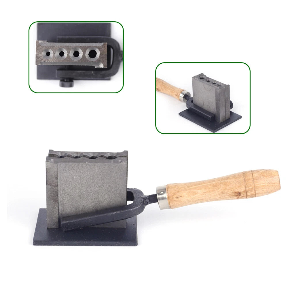 Reversible Jewelry Ingot Mold with 4 Holes