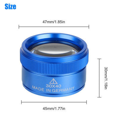 30X Pocket Magnifying Glass – Eye Loop Optical Magnifier