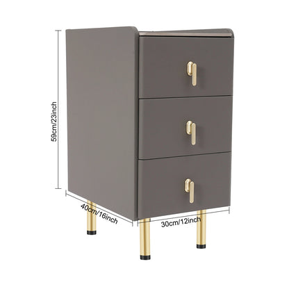 Bedside Cabinet with Drawers – Narrow Nightstand