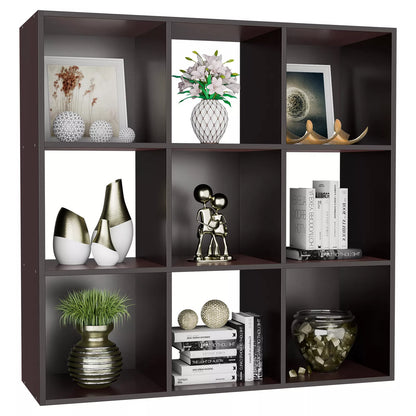 9 Cube Open Shelf Storage Bookcase