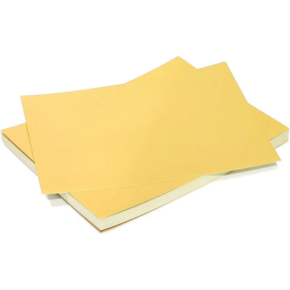50-Pack Metallic Gold Foil Paper Sheets