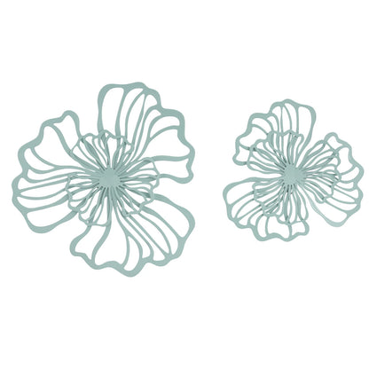 7-Piece Metal Wall Decor – Flower Wall Hanging Art