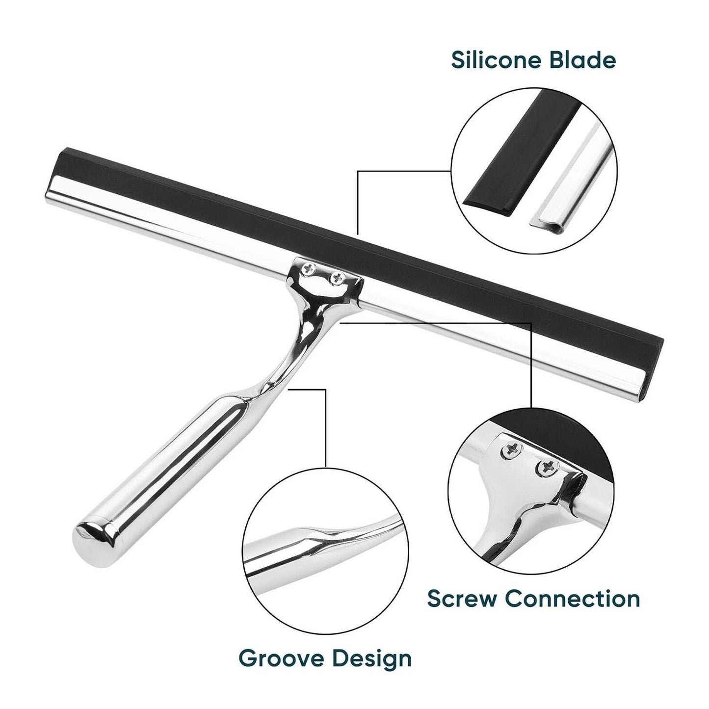 Home Collection Stainless Steel All-Purpose Squeegee