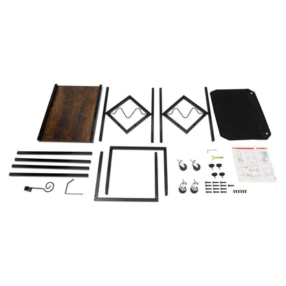 2-Tier Media Mobile Shelf